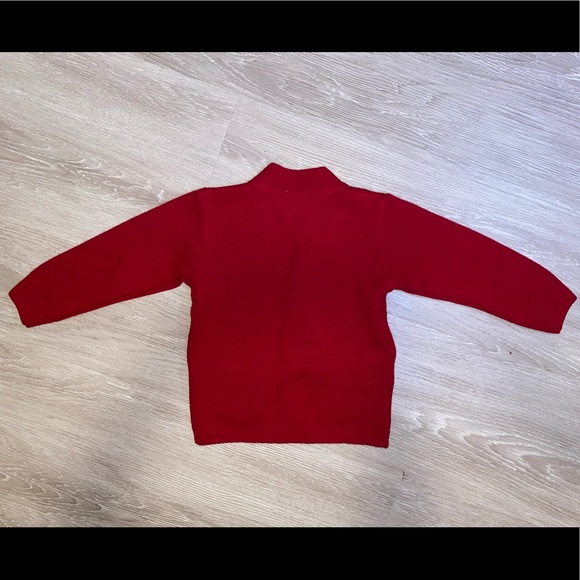 Cookies thick red knit cardigan sz 4t - Picture 2 of 4